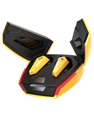 Ασύρματα ακουστικά Edifier - GX07, TWS, ANC, κίτρινο/μαύρο - 3