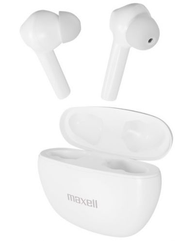 Ασύρματα ακουστικά Maxell - Dynamic, TWS, λευκό - 1