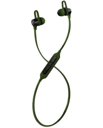 Ασύρματα ακουστικά με μικρόφωνο Maxell - BT750, μαύρα/πράσινa - 1