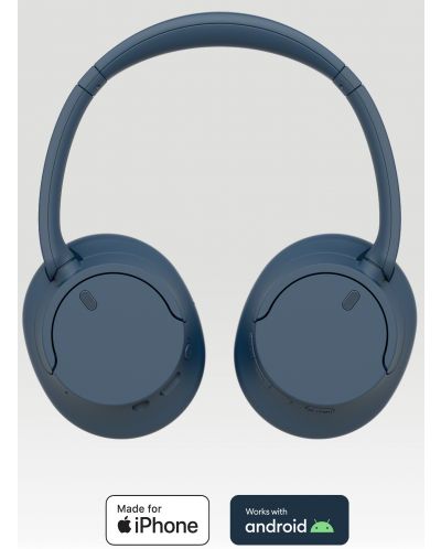 Ασύρματα ακουστικά Sony - WH-CH720, ANC,μπλε - 3