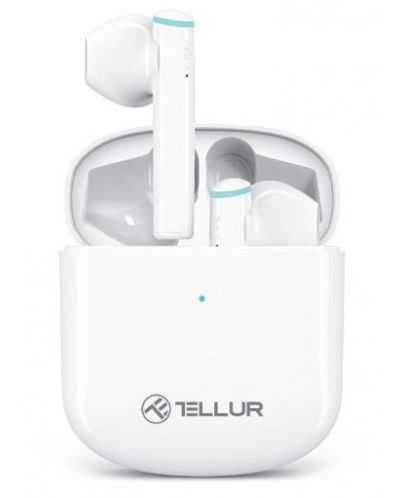 Ασύρματα ακουστικά Tellur - Aura, TWS, λευκά - 1