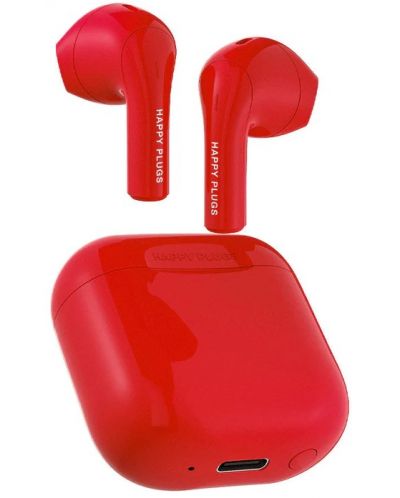 Ασύρματα ακουστικά  Happy Plugs - Joy, TWS,κόκκινο - 7