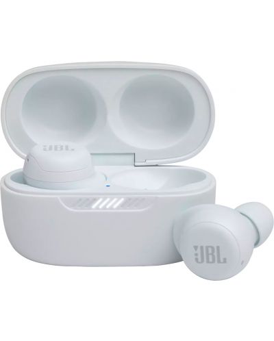 Ασύρματα ακουστικά με μικρόφωνο JBL - Live Free NC+, ANC, TWS, λευκά - 1