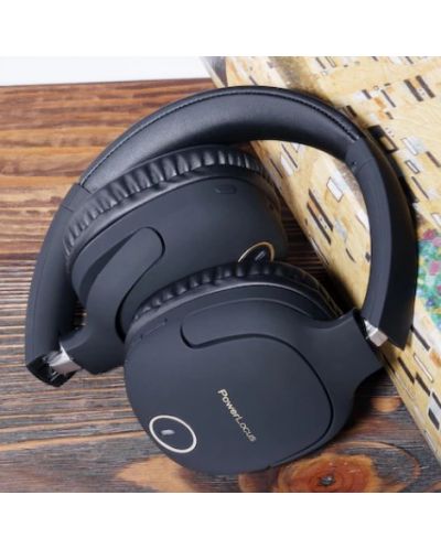 Ασύρματα ακουστικά PowerLocus - P7, μαύρο/χρυσαφί - 8