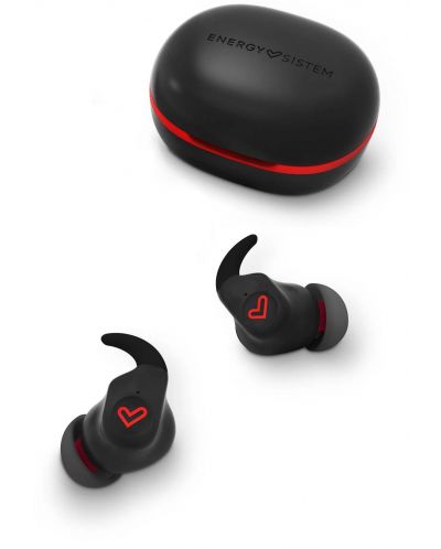 Ασύρματα ακουστικά Energy Sistem - Freestyle, TWS, μαύρο/κόκκινο - 2