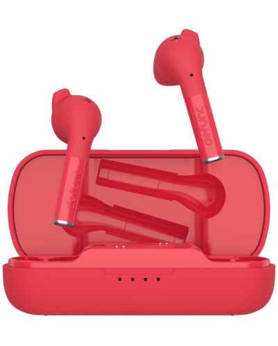 Ασύρματα ακουστικά Defunc - TRUE PLUS, TWS, κόκκινα - 3