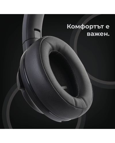 Ασύρματα ακουστικά PowerLocus - MoonFly, ANC, μαύρα - 6