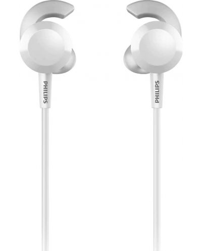 Ασύρματα ακουστικά με μικρόφωνο Philips - TAE4205WT, λευκά - 1