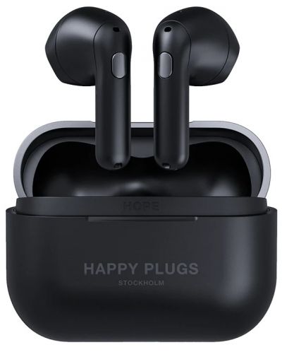 Ασύρματα ακουστικά Happy Plugs - Hope, TWS,μαύρο - 1