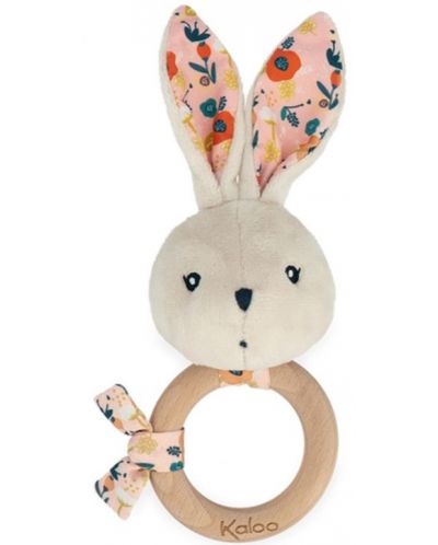 Κουδουνίστρα μωρού με δαχτυλίδι Kaloo  - Bunny Poppy - 1