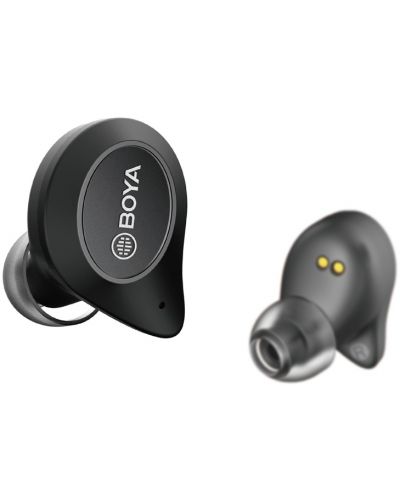 Ασύρματα ακουστικά Boya - BY-AP1-B, TWS, μαύρα - 5