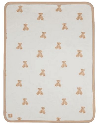 Βρεφική βελούδινη κουβέρταJollein - Teddy Bear, 75 х 100 cm - 1