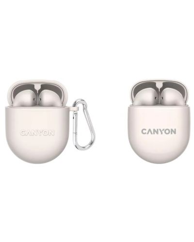 Ασύρματα ακουστικά Canyon - TWS-6, μπεζ - 2