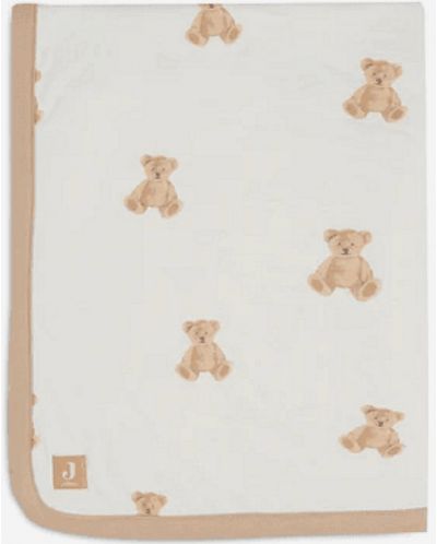 Βρεφική βελούδινη κουβέρταJollein - Teddy Bear, 75 х 100 cm - 3