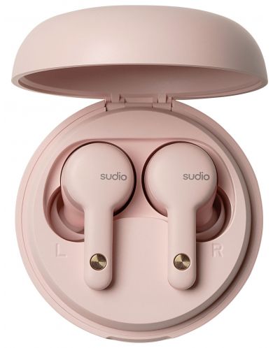 Ασύρματα ακουστικά Sudio - A2, TWS, ANC, ροζ - 5