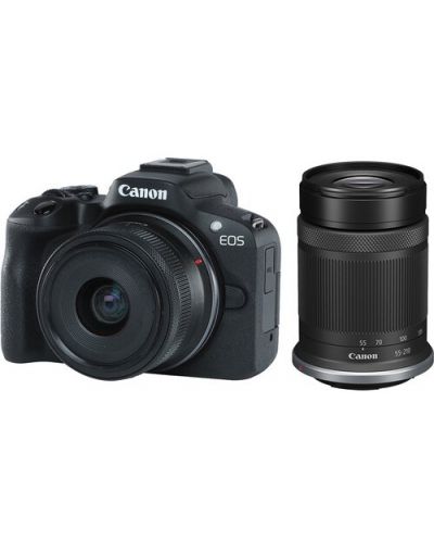 Φωτογραφική μηχανή Mirrorless  Canon - EOS R50 + RF-S 18-45mm, f/4.5-6.3 IS STM + 55-210mm, f/5-7.1 IS STM - 1