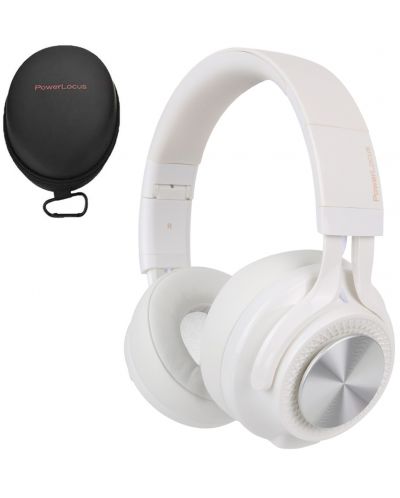 Ασύρματα ακουστικά PowerLocus - P3, άσπρα - 3