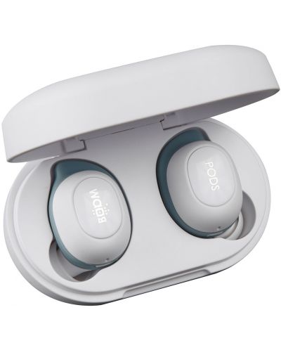 Ακουστικά με μικρόφωνο Boompods - GS, TWS, λευκά - 2