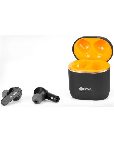 Ασύρματα ακουστικά Boya - BY-AP4-B, TWS, μαύρα - 4
