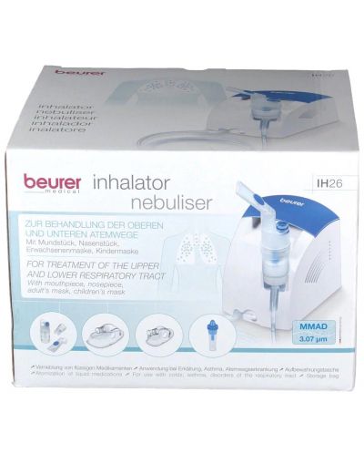 Συσκευή εισπνοής συμπιεστή Beurer IH 26 -Με ρινικό ντους - 5