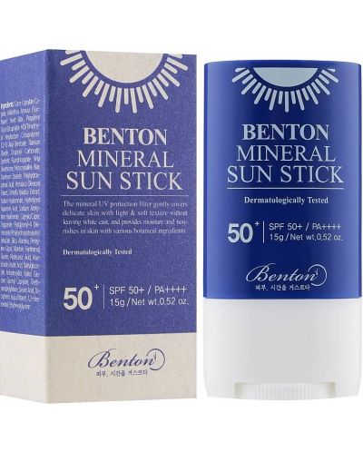 Benton Mineral sunscreen stick, SPF50+, 15 g - 1