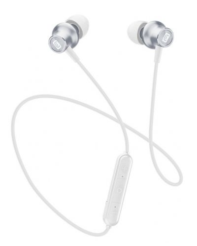 Ασύρματα ακουστικά με μικρόφωνο Cellularline - Gem, άσπρα - 1