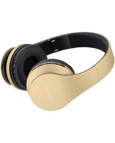 Ασύρματα ακουστικά PowerLocus - P1, χρυσό χρώμα - 5