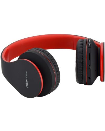 Ασύρματα ακουστικά PowerLocus - P1, κόκκινα - 4