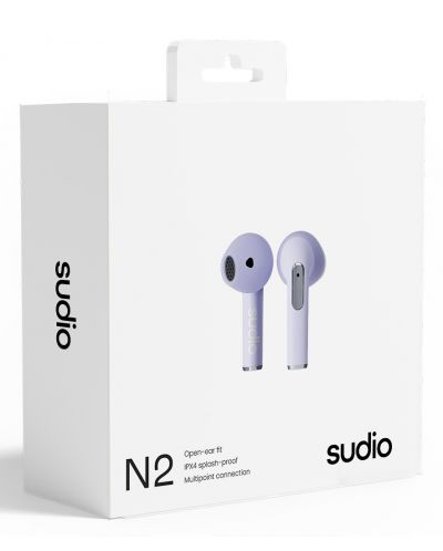 Ασύρματα ακουστικά Sudio - N2, TWS, μωβ - 6