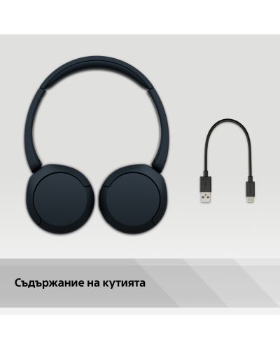 Ασύρματα ακουστικά με μικρόφωνο Sony - WH-CH520,μαύρο - 12