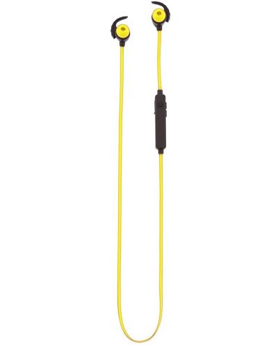 Ασύρματα σπορ ακουστικά με μικρόφωνο Tellur - Speed, κίτρινα - 1