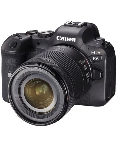 Φωτογραφική μηχανή Mirrorless Canon - EOS R6, RF 24-105mm, f/4-7.1 IS STM, Μαύρη  - 2