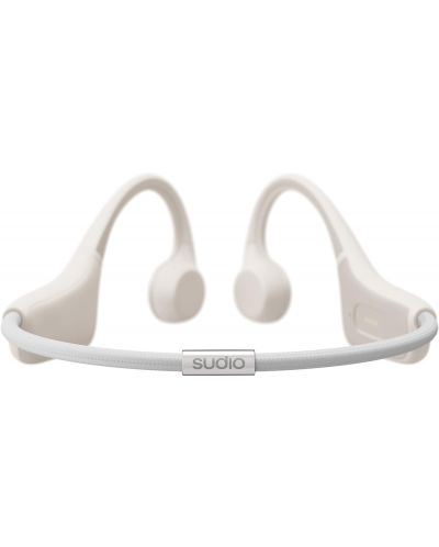 Ασύρματα ακουστικά με μικρόφωνο Sudio - B1, λευκό/μπεζ - 3