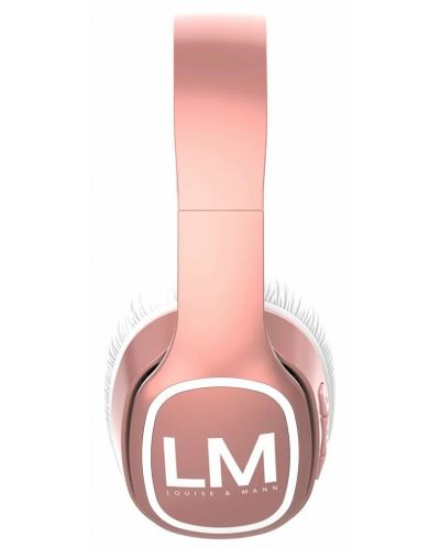 Ασύρματα ακουστικά PowerLocus - Louise&Mann Symphony,ροζ/λευκό - 2