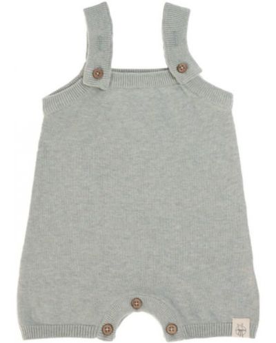Βρεφική φόρμα Lassig - Cozy Knit Wear, 50-56 cm, 0-2 μηνών, γκρι - 2