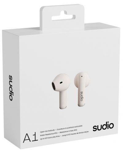 Ασύρματα ακουστικά Sudio - A1, TWS, λευκά - 4