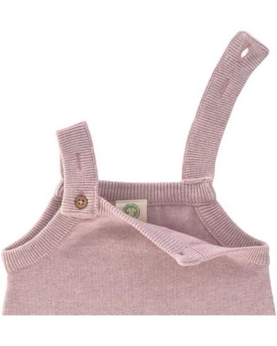 Βρεφική φόρμα Lassig - Cozy Knit Wear, 50-56 cm, 0-2 μηνών, ροζ - 3