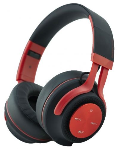 Ασύρματα ακουστικά PowerLocus - P3 Matte, κόκκινα - 1