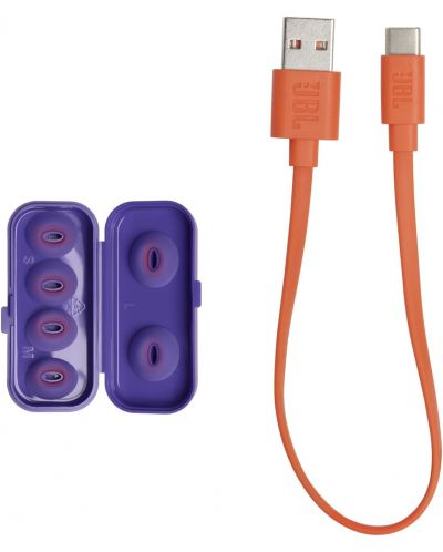 Ασύρματα ακουστικά JBL - Tune Flex Ghost Edition, TWS, ANC, Purple Ghost - 3