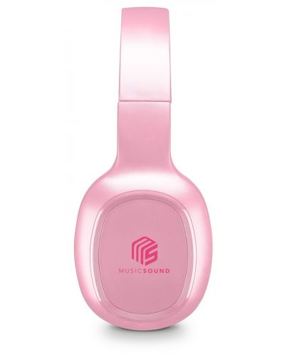Ασύρματα ακουστικά με μικρόφωνο Cellularline - Music Sound Basic, ροζ - 2