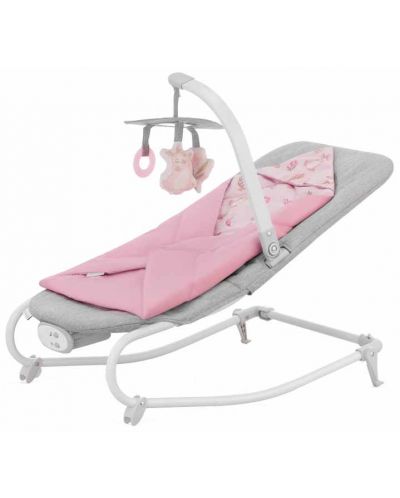 Ξαπλώστρα μωρού KinderKraft - Felio 2, ροζ - 1