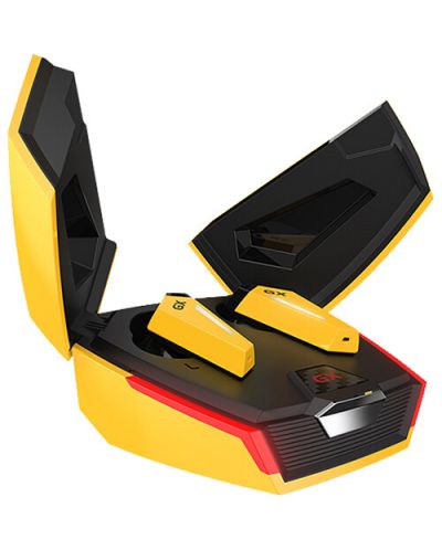 Ασύρματα ακουστικά Edifier - GX07, TWS, ANC, κίτρινο/μαύρο - 2