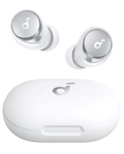 Ασύρματα ακουστικά Anker - Soundcore Space A40, TWS, ANC, Λευκό - 1