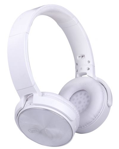 Ασύρματα ακουστικά με μικρόφωνο Trevi - DJ 12E50 BT, λευκά - 2