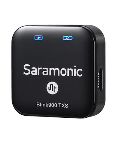 Ασύρματες καρφίτσες και δέκτη διπλού καναλιού Saramonic - BLINK 900 S1,μαύρο - 4