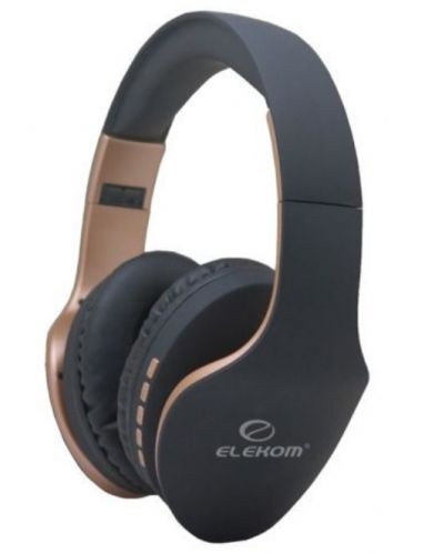 Ασύρματα ακουστικά με μικρόφωνο Elekom - EK-P18, μαύρο - 1