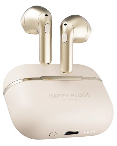 Ασύρματα ακουστικά Happy Plugs - Hope, TWS, χρυσαφένιο - 3