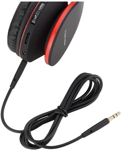 Ασύρματα ακουστικά PowerLocus - P1, κόκκινα - 2