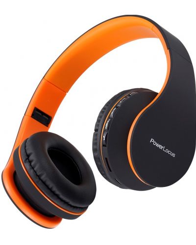 Ασύρματα ακουστικά  PowerLocus - P1, πορτοκαλί - 3