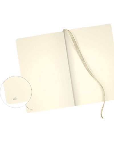 Σημειωματάριο Castelli Oro - Frets, 9 x 14 cm, λευκά φύλλα - 3